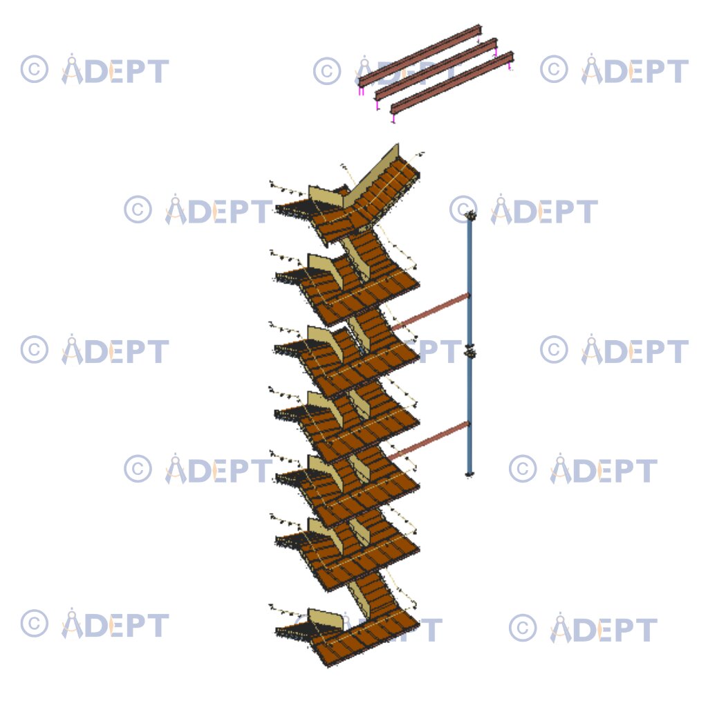 SDS2 structural steel detailing and connection model
